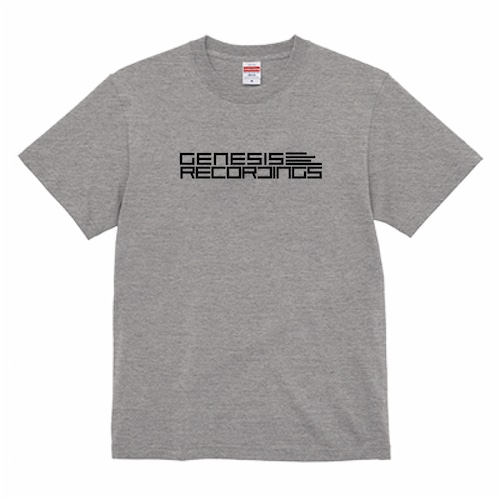 GENESIS RECORDINGS type-2 T-shirts(gray)