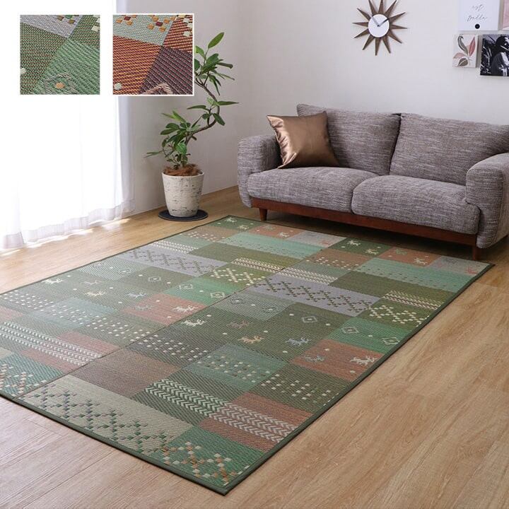 花ござ DXセレナCP 261×352cm 江戸間6畳