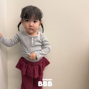韓国子供服 / 26Autumn / 〖取寄〗BBB / レースTシャツ / ユニセックス / キッズ服 *XXS~XL*