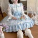 甘ロリ♡全4カラー　リボン付きロリィタJSK　wanpi106★