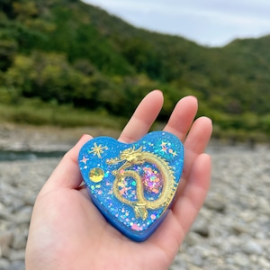 龍神さま心珠オルゴナイト(青龍)