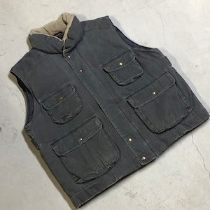 ⊕1980'S EDDIE BAUER FADE BLACK HUNTING VEST