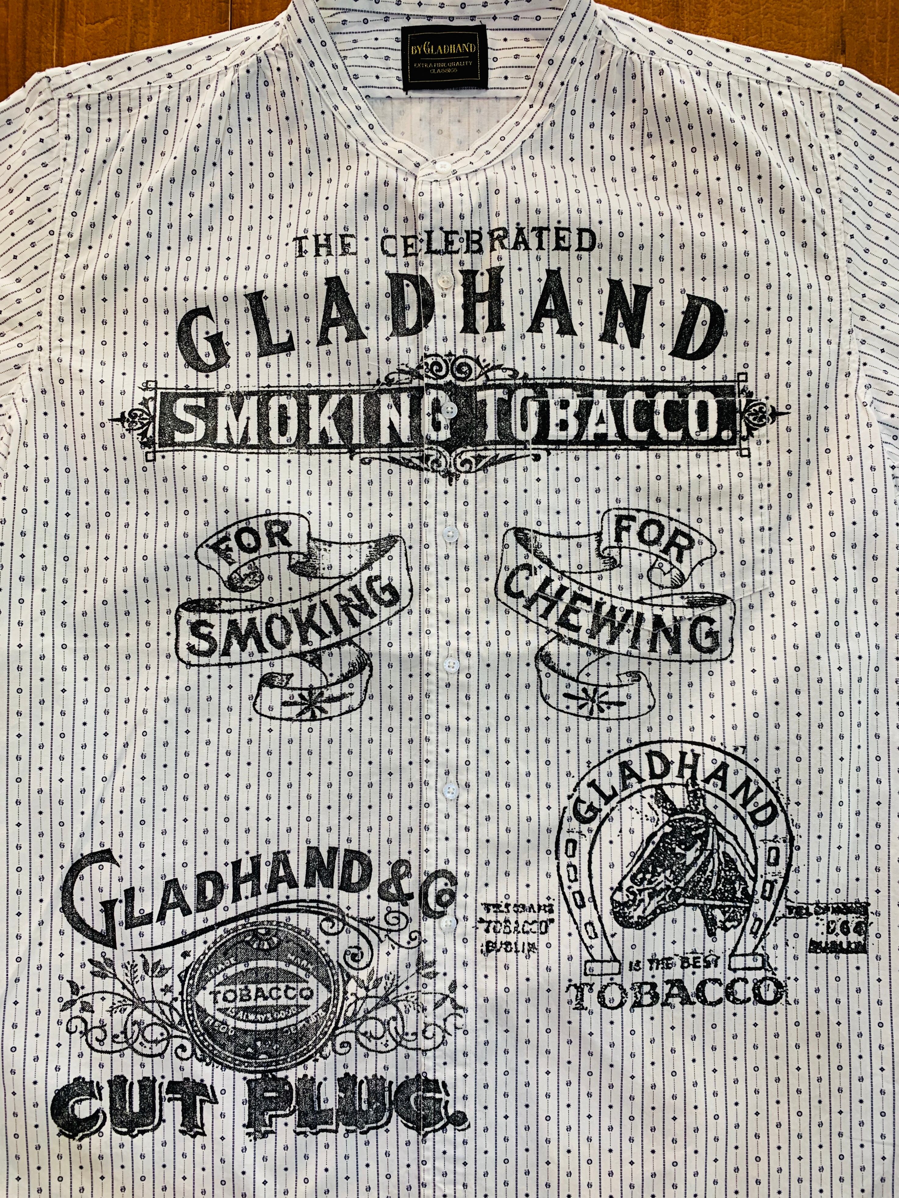 BY GLAD HAND】バイ グラッドハンド FOR SMOKING - S/S SHIRTS ノン
