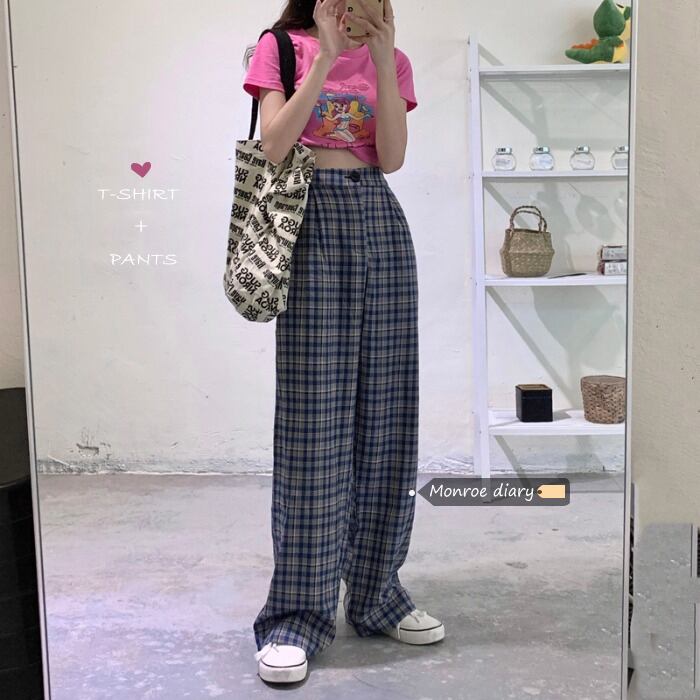 レッドパンツ スプリングカジュアル ストリート 春物 モンロー2650428764