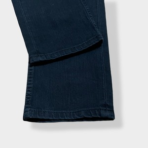 【LEVI'S】メキシコ製 511 ブラックジーンズ デニム ジーパン スリム ストレート スキニー 細身 美脚 足長効果 ジッパーフライ ストレッチ W31 L32 リーバイス US古着