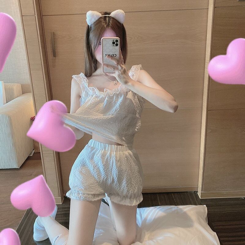 スプリングサマーレースショーツ ロング 春物 夏物 ブルマー YY-ファッション43402607126