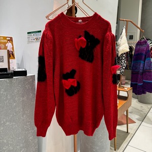 ◼︎vintage cat sweater & 60s ribbon sweater for Toshie sama◼︎