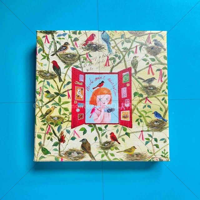 キャンバスプリント「cardigan rouge」