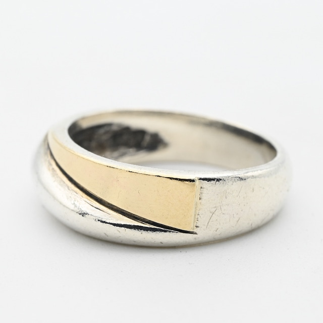 14K Gold/ Silver Combination Ring #12.0 / Denmark
