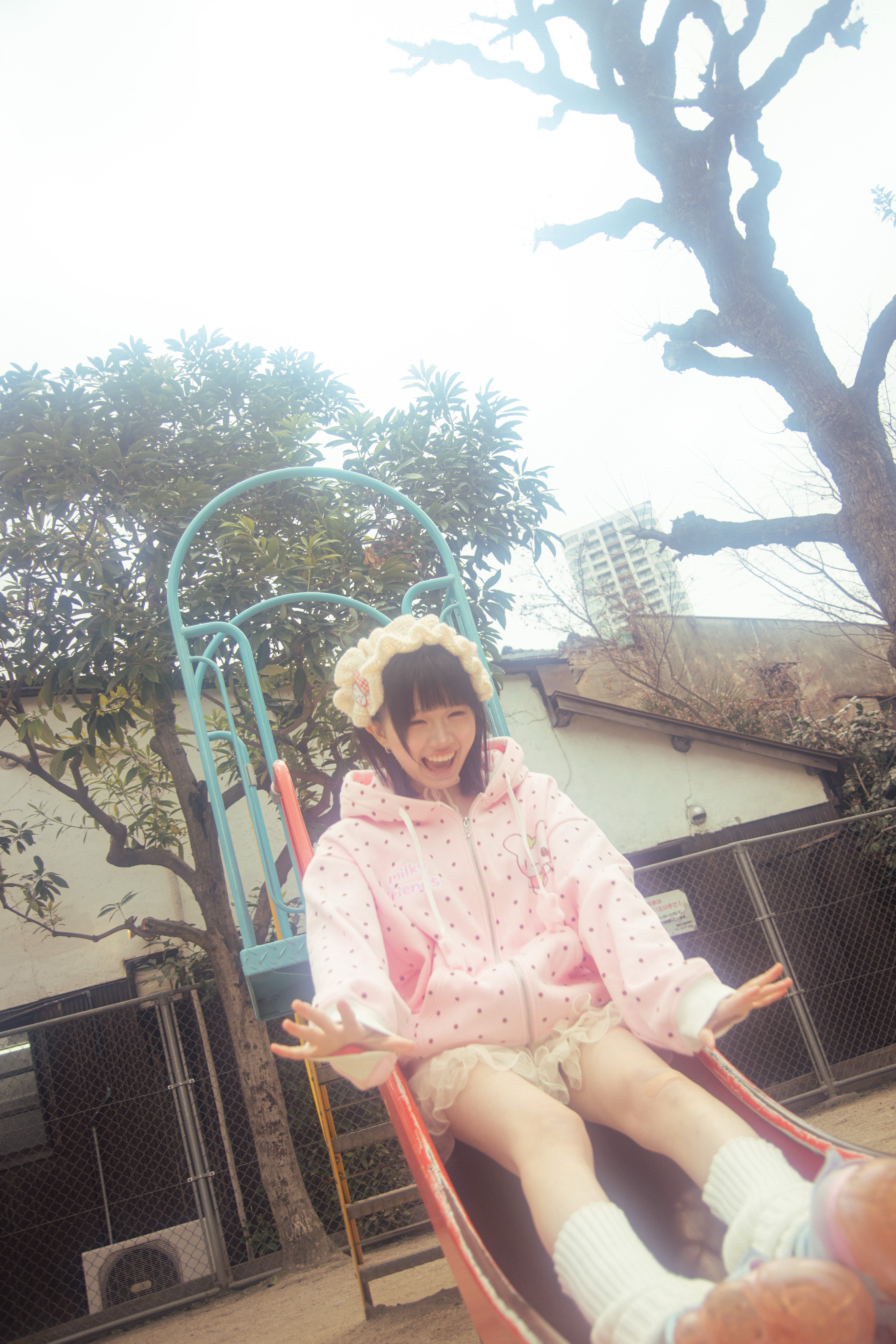 miimocha × HONWAKA】milky friends hoodie pink | ほんわか