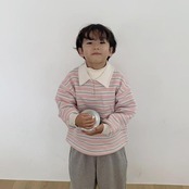 ザゴグマ / THE GOGUMA / わたあめ裏起毛襟付きT / 韓国子供服 / ジュニア / 26winter〖取寄〗*JS~JL*