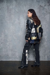 【 RJK-M_002】再構築 リメイク着物ライダースジャケット KIMONO RIDERS JACKET