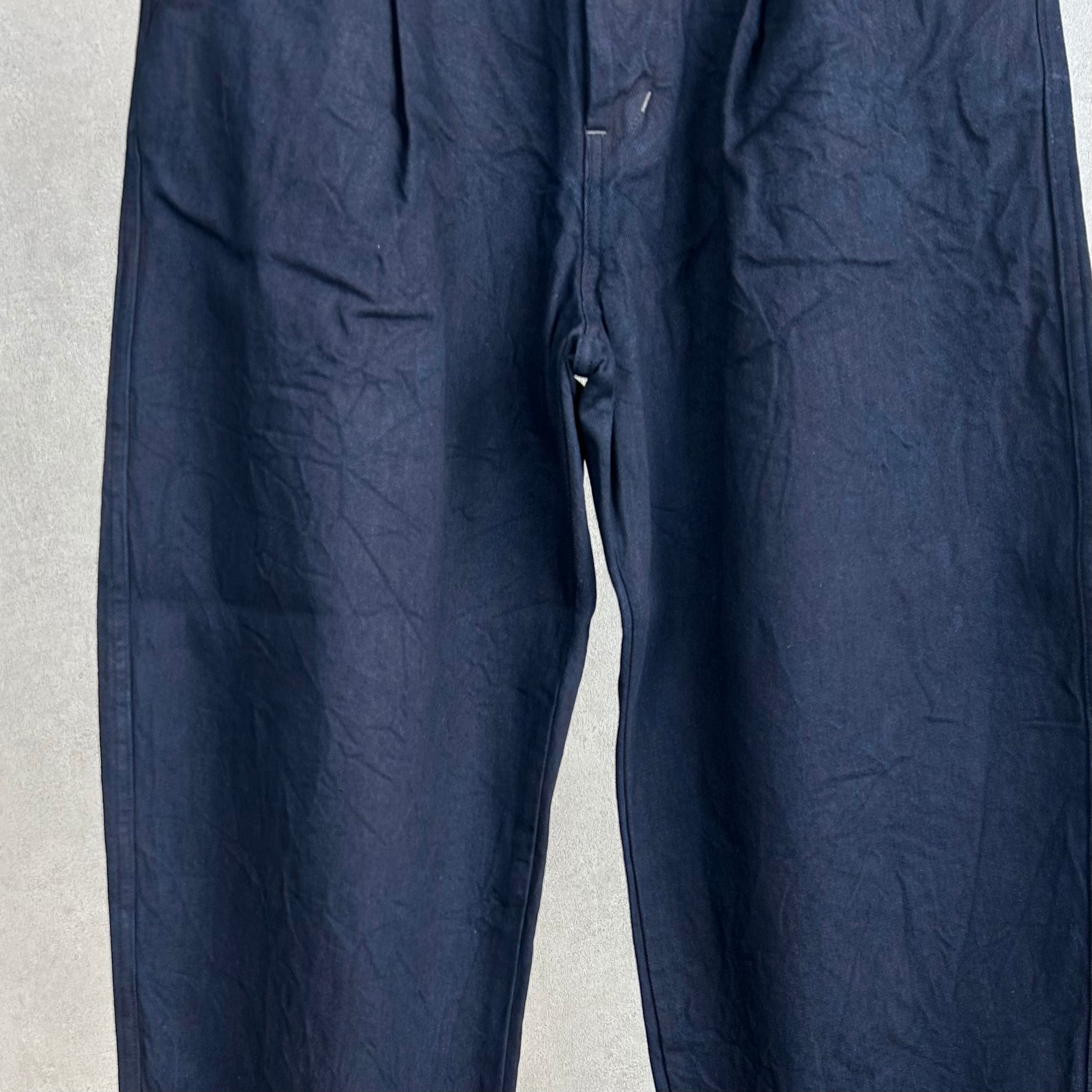 26SS》【STILL BY HAND】11.5oz DEEP TUCK WIDE DENIM PANTS スティル