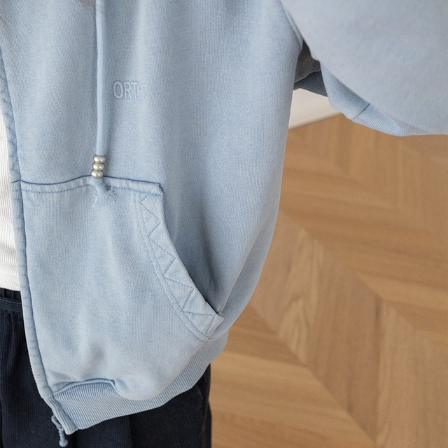 ルーズフィットスウェットジップフーディ 3color [am03966]