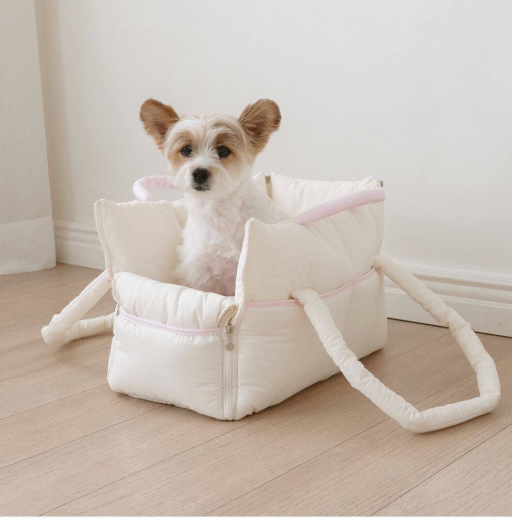予約【B.bed.de】cuddle-bag (cream pink)