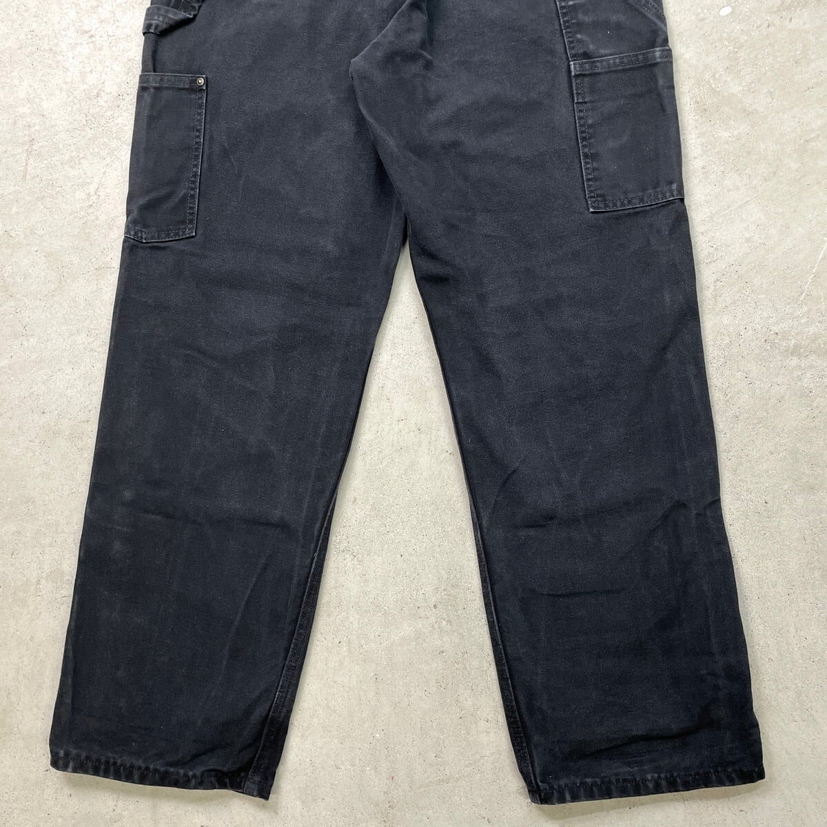 80s 90s USA製 カーハート ダブルニー 星タグ フェード 黒 W36 80s 90s USA製 カーハート ダブルニー 星タグ フェード 黒 W36
