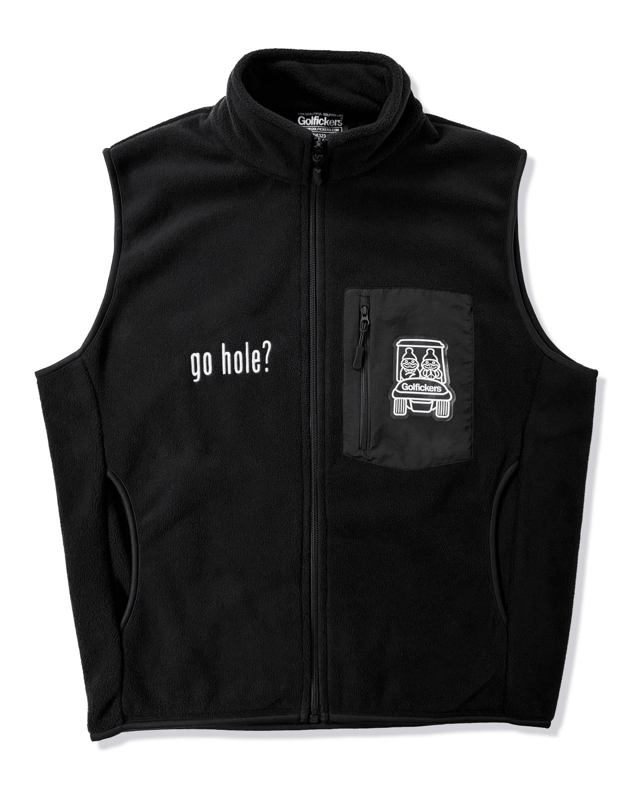 HOLE 514] G-Fleece Vest -Black- ☆予約商品 | Golfickers
