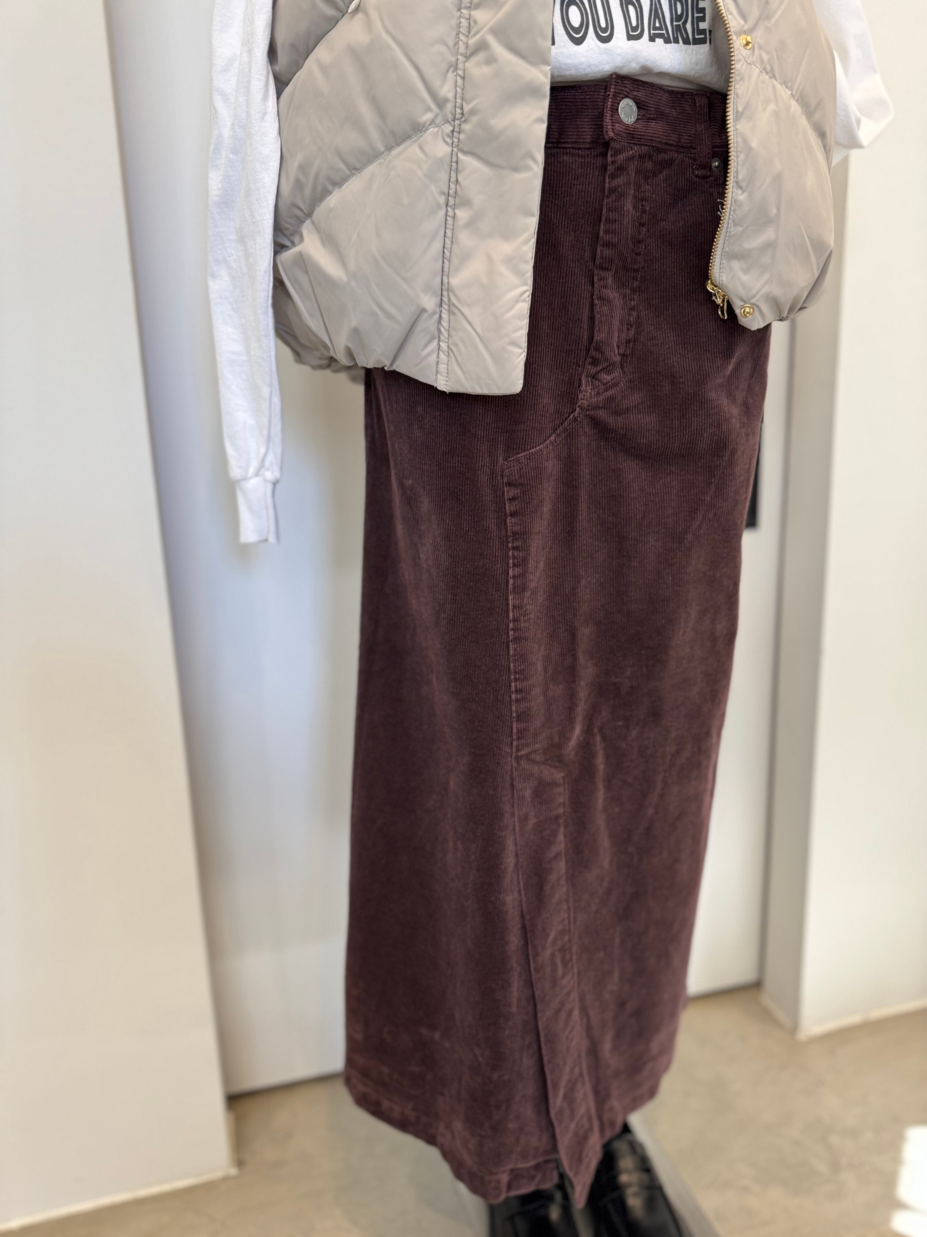 【LEMELANGE】ストレッチコーデュロイスカート 8553302