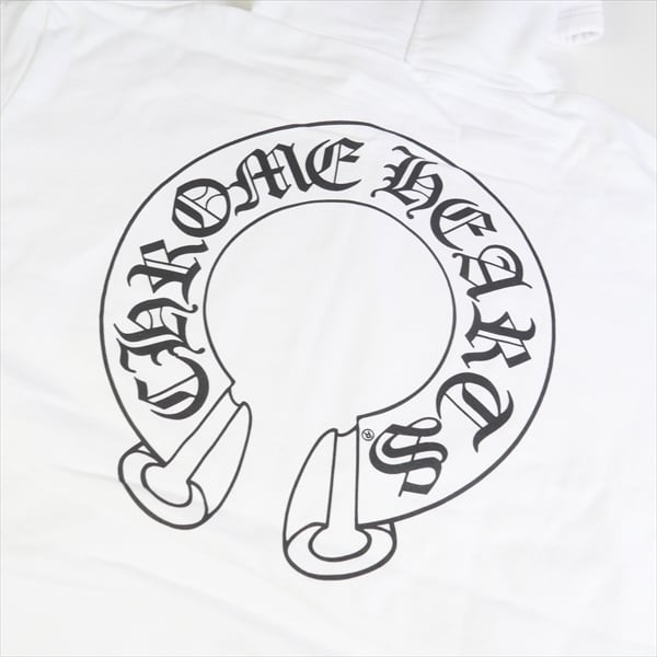 Size【XL】 CHROME HEARTS クロム・ハーツ HORSESHOE ZIP HOODIE WHITE
