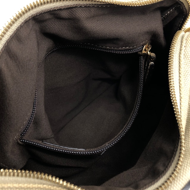 LOEWE ロエベ ハンドバッグ ベージュ アナグラム キャンバス ミニボストン vintage ヴィンテージ オールド mym6vr