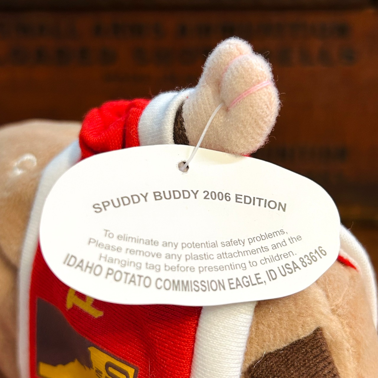 Spuddy Buddy アイダホポテト ヴィンテージ ぬいぐるみ Idaho Potato Advertising Plush