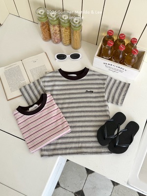 [Matilda&Lee] Slow Striped Tee added / [마틸다앤리] 슬로우단가라티추가