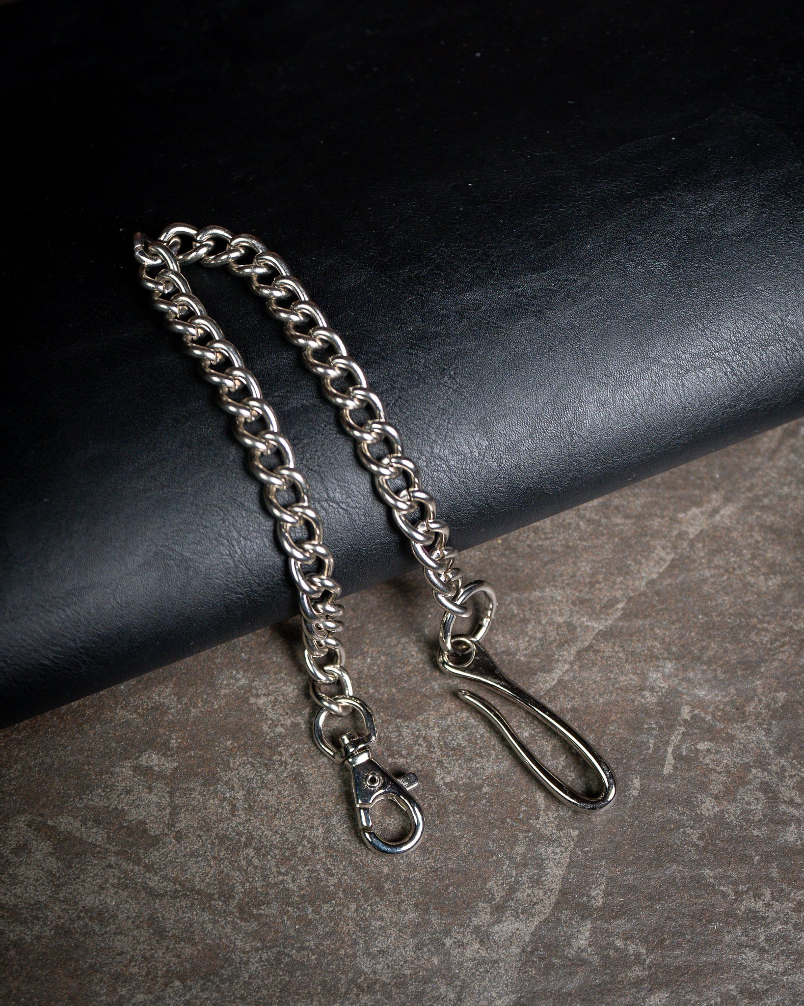 Additive and Line】Wallet Chain Nickel Silver Curb Chain WCH-009