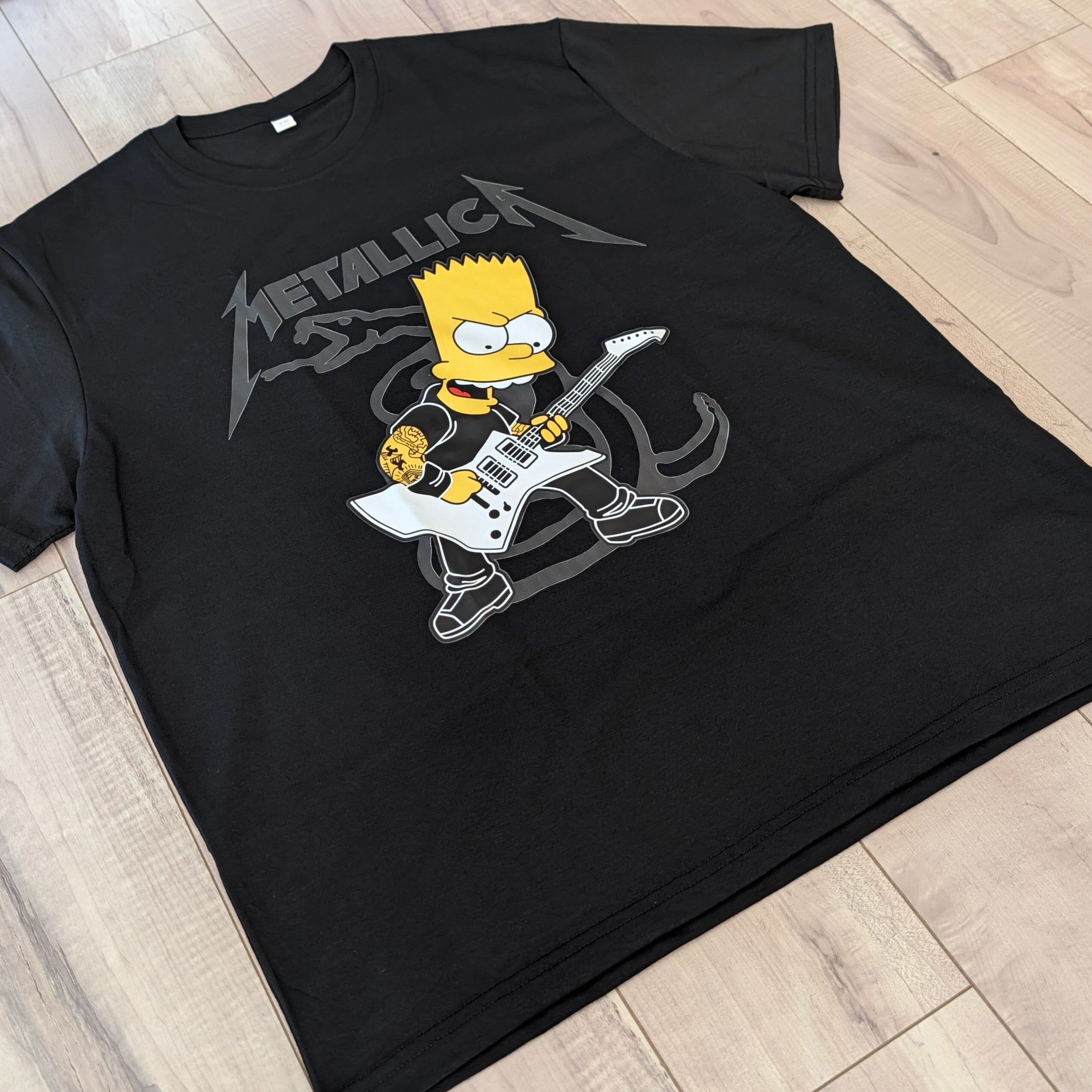 【 The Simpsons（ ザ・シンプソンズ ）】Bart Simpson × METALLICA / Tシャツ / バート / メタリカ〚アメリカン雑貨 アメトイ〛