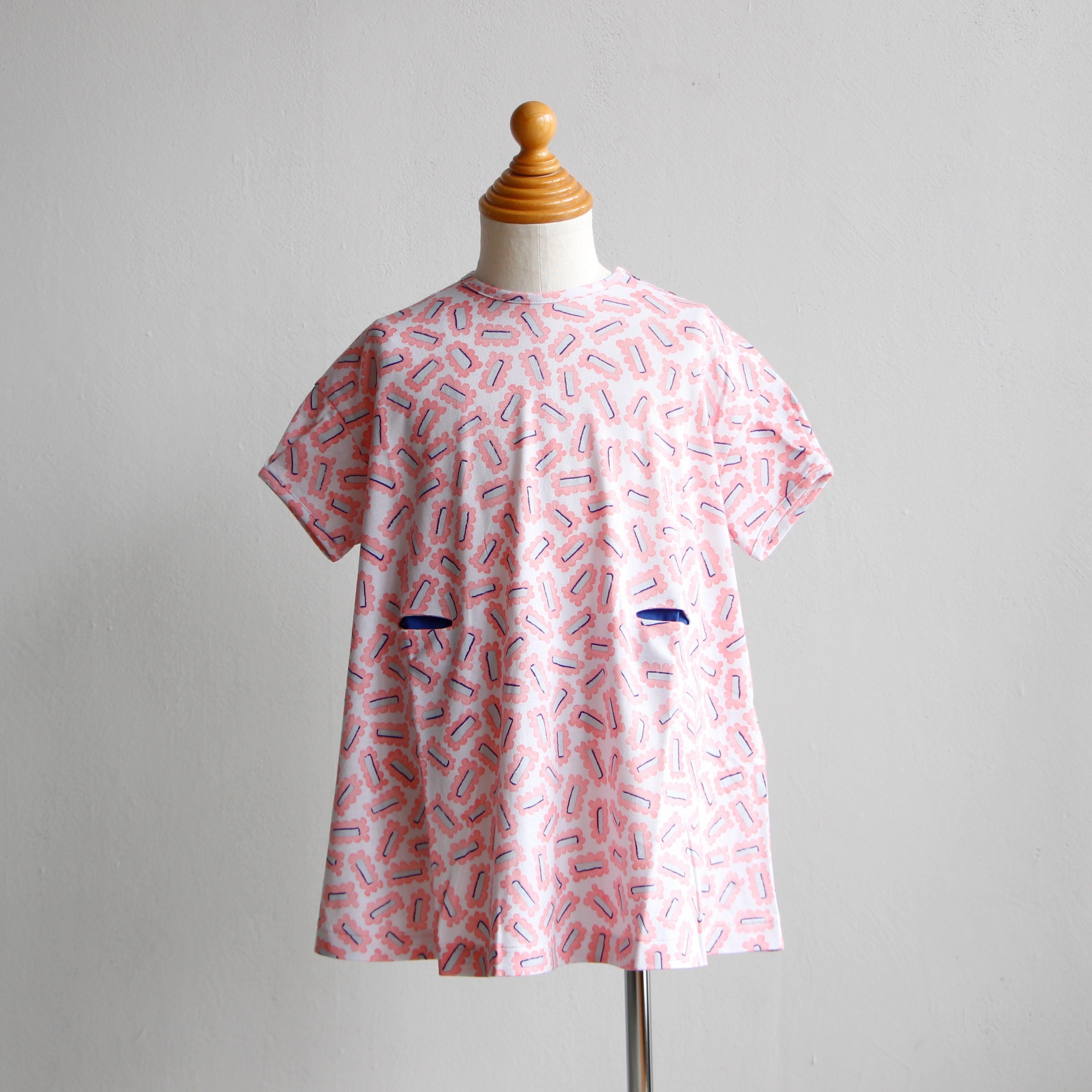 mina perhonen 2019SS》biscuits ワンピース / pink / 90cm | cirkel mote