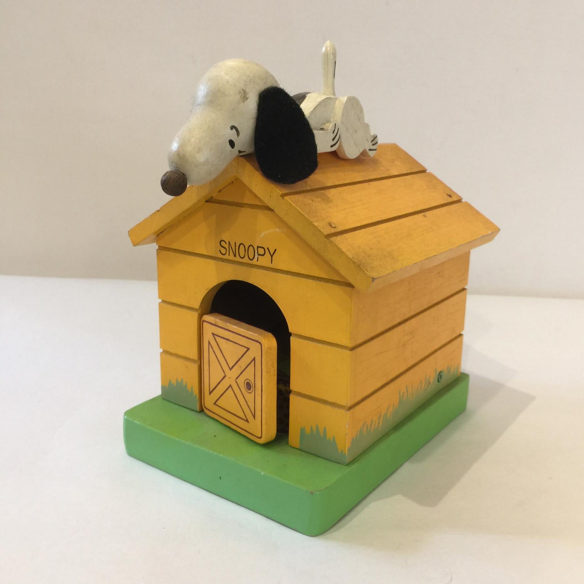 スヌーピー snoopy peanuts ビンテージ　オルゴール　ウッドストック 60年代 スヌーピー＆ウッドストック オルゴール | American Wave