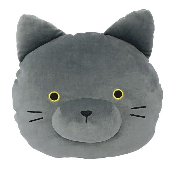 猫型 クッション もちもち ロシアンブルー グレー | コチカーニバル