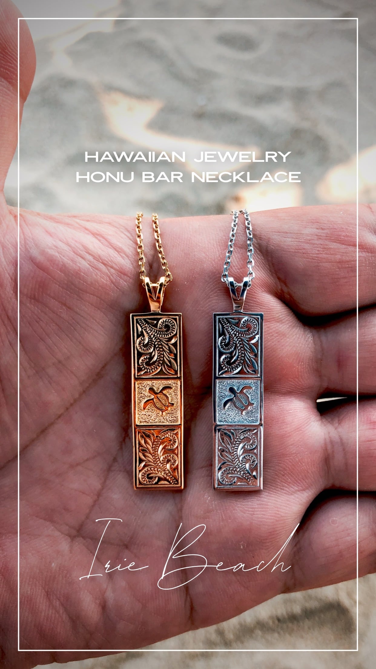 honu bar necklace #IB-012