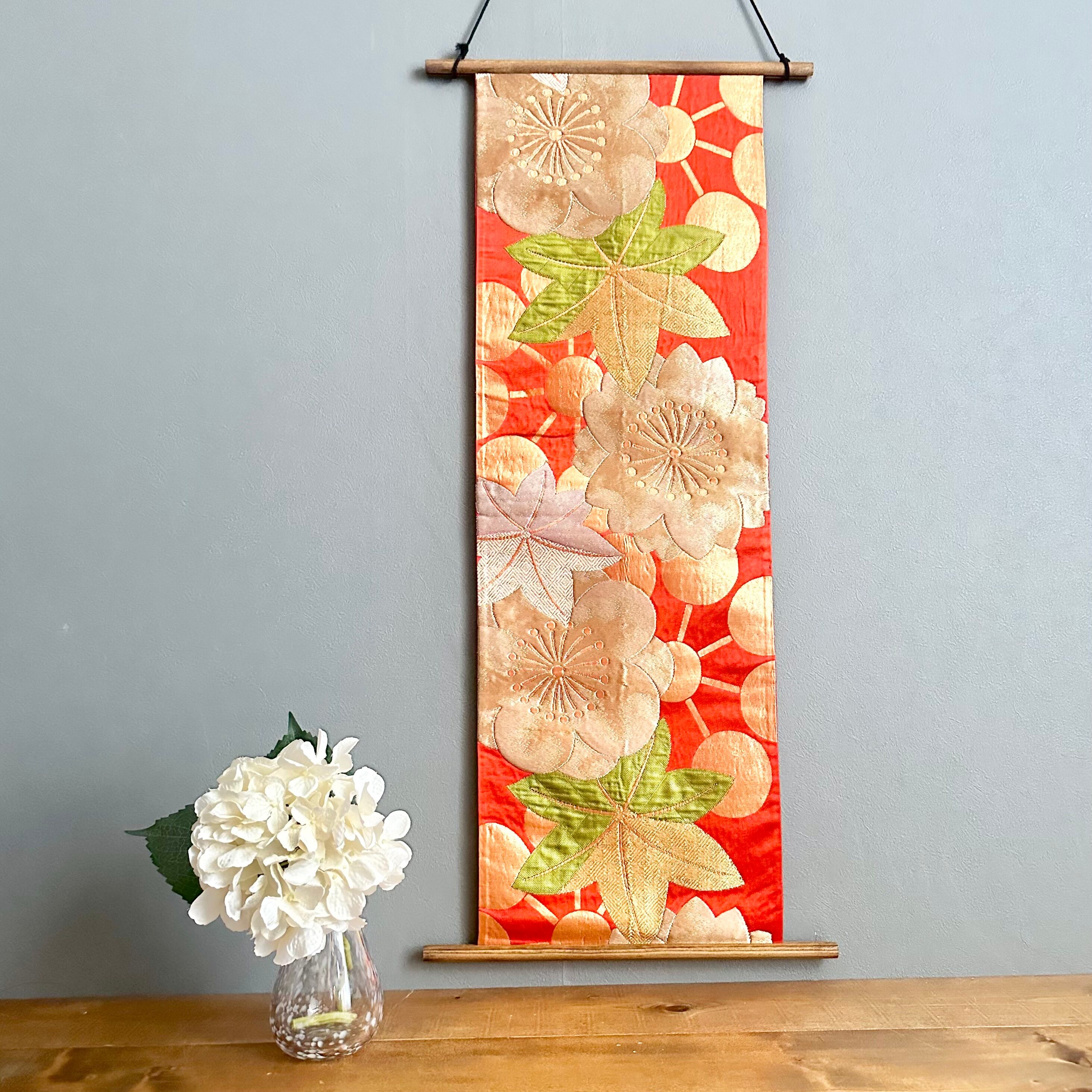 古布リメイク 手描きタペストリー 5/27 古布リメイク作品展 - YouTube