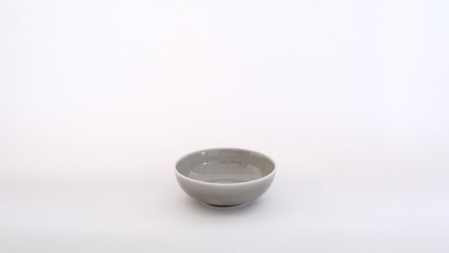 【Arita】12cm round bowl / gray