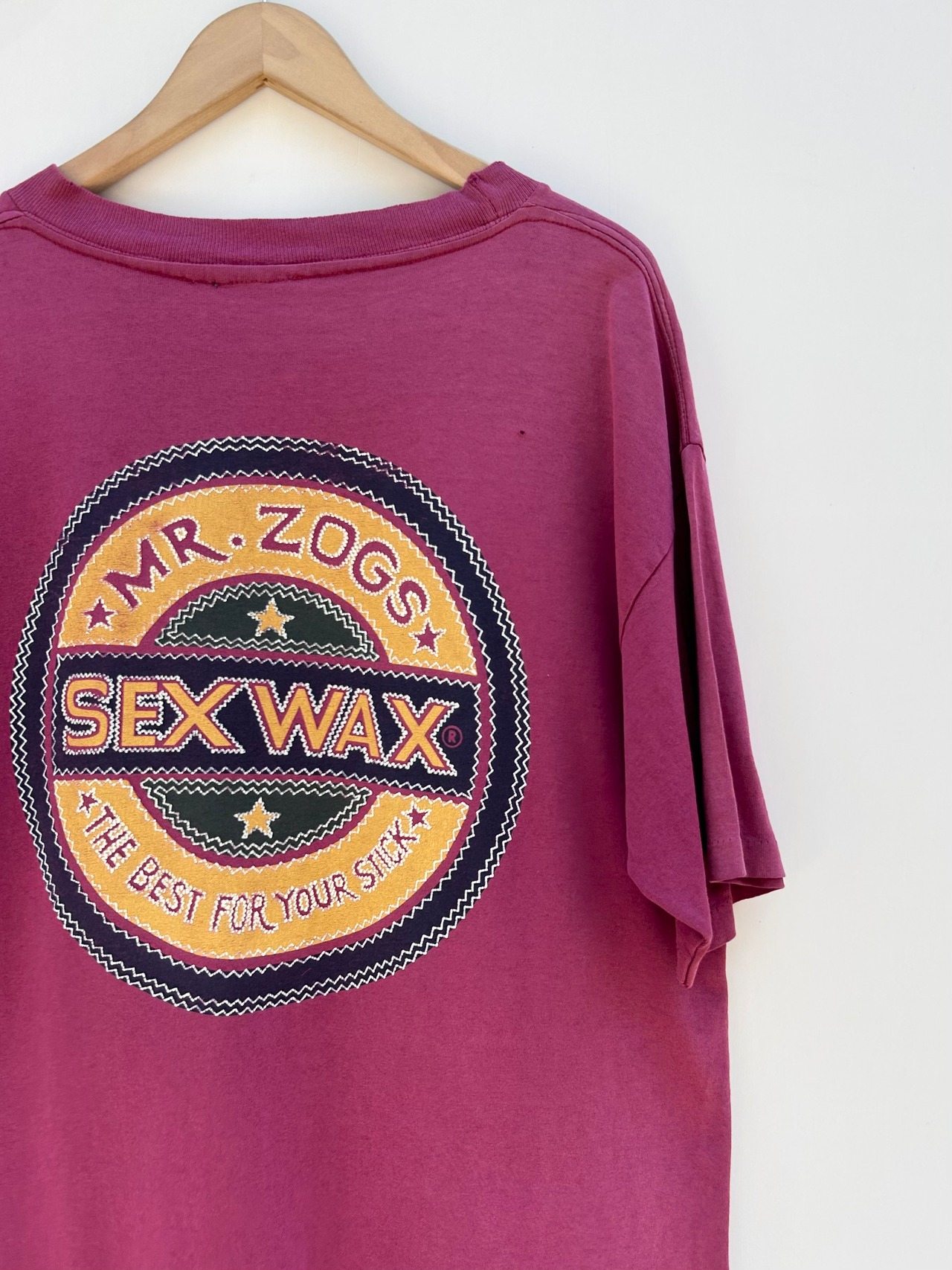 90s SEX WAX Tee Size L程
