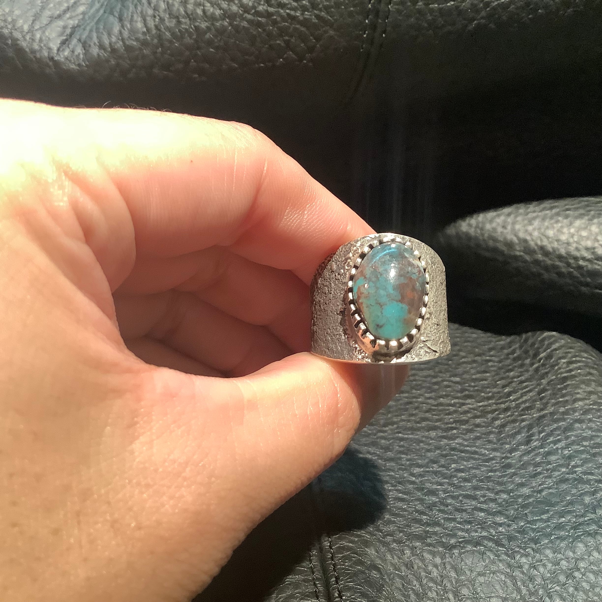 WHEELWORKSホイールワークス Smoky Bisbee Turquoise Ring