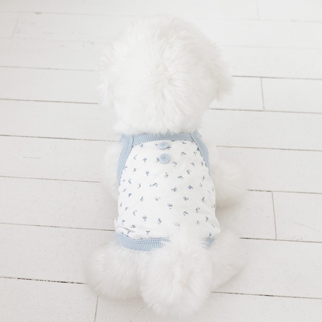 【即納】[near by us] fiore mesh cool top (icy blue)