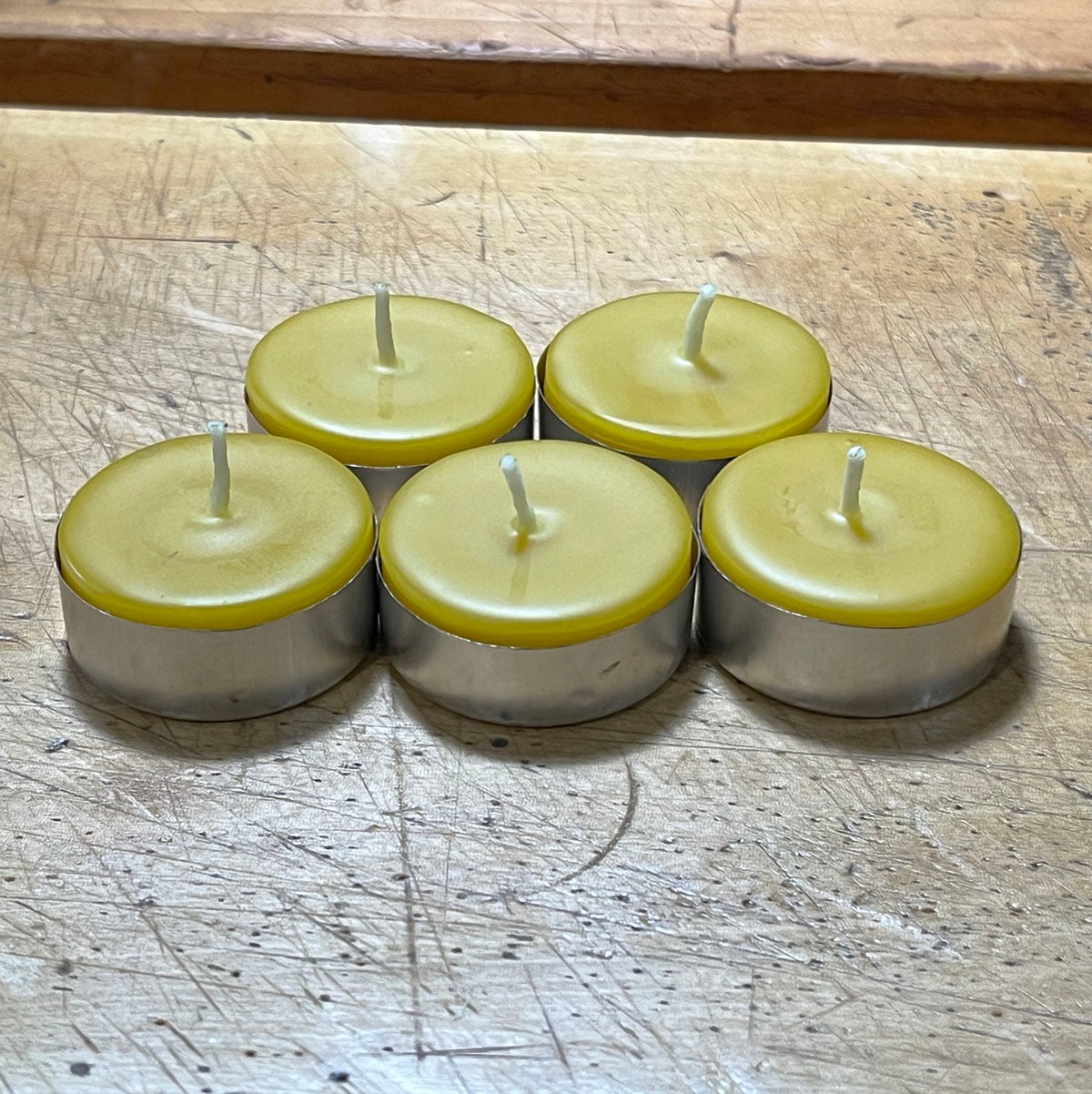 ティーライト（流れないカップ入り） | 蜜蝋工房 ハチ蜜の森キャンドル