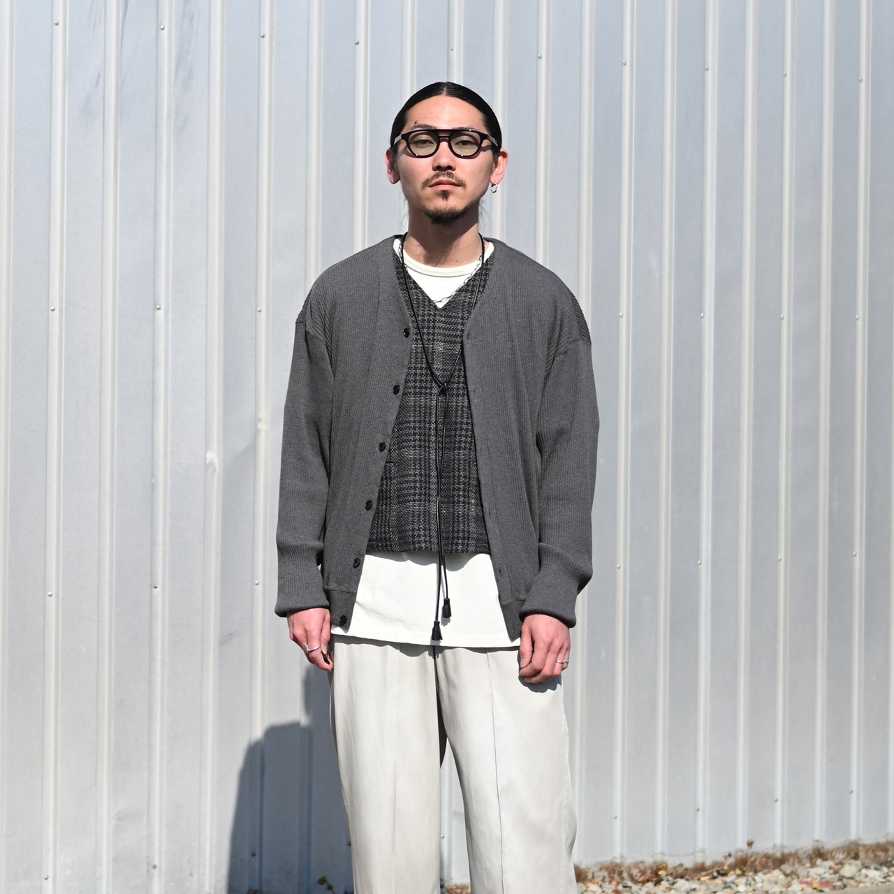 OLD JOE / BUTTON FRONT COTTON YAK RIBED SHIRTS