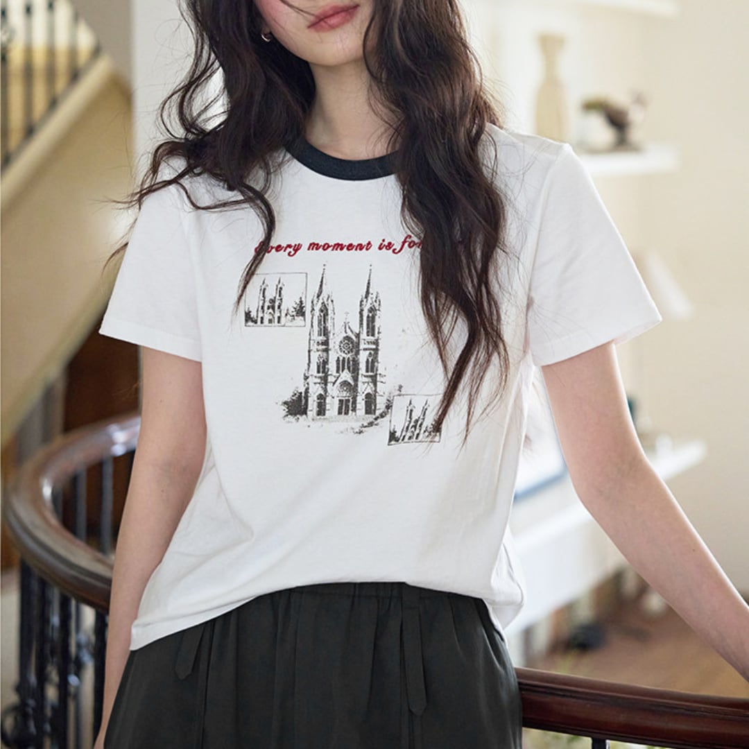 ringer print tshirt