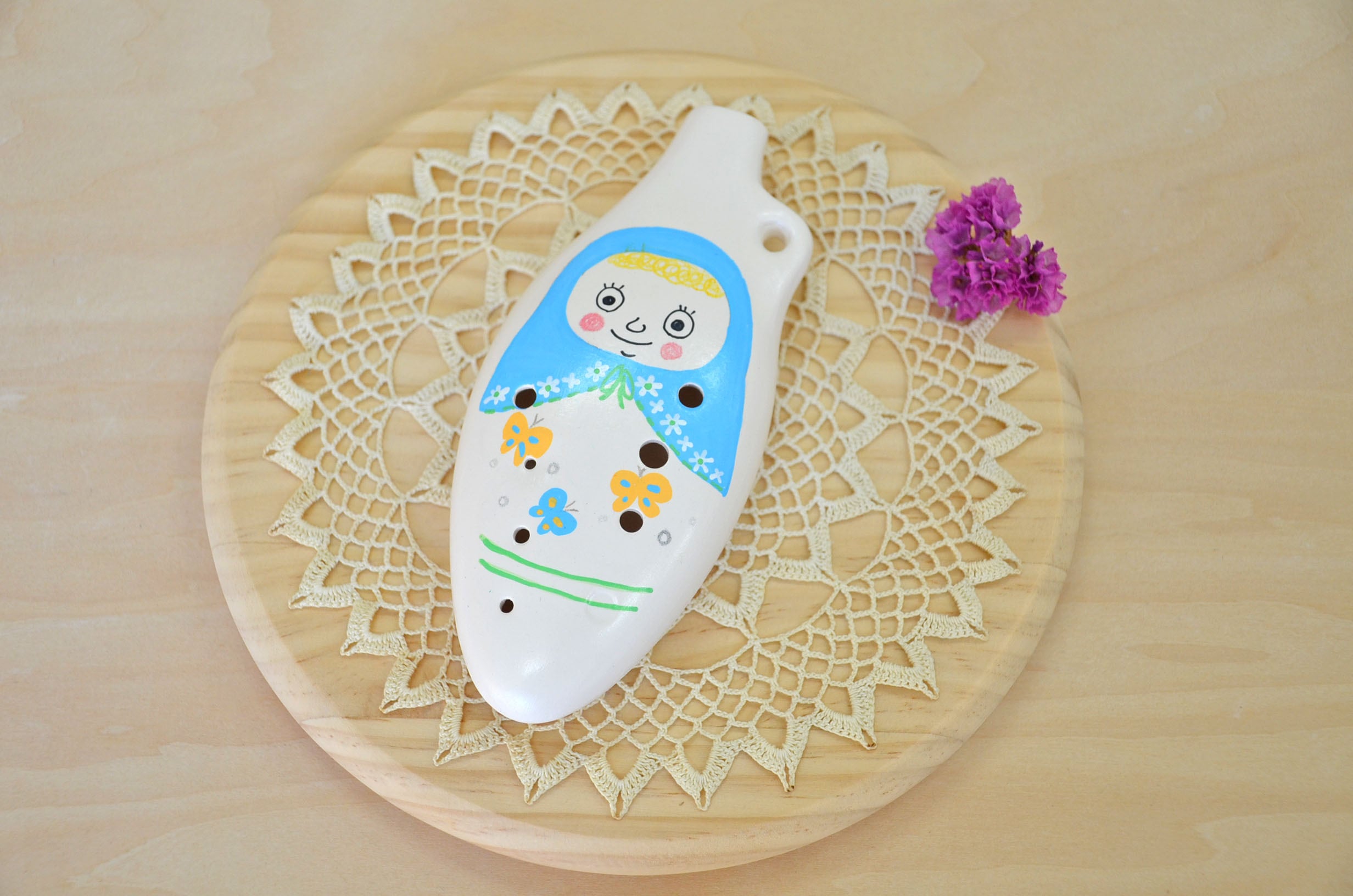 セラリーナKids マトリョーシカ：水色刺繍 | 初心者用/子供向け