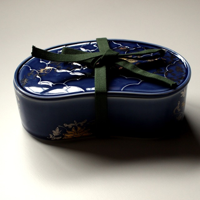 ＊mayuhako＊　瑠璃釉　流れ唐花