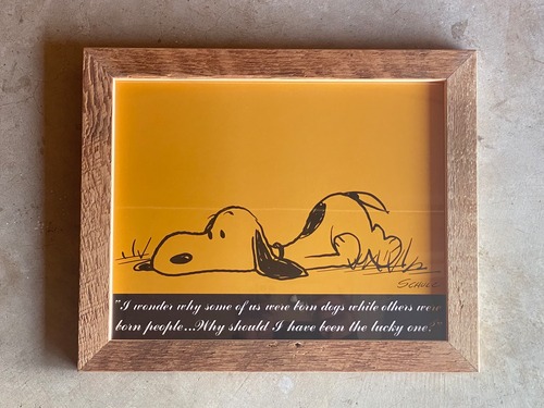 60s PEANUTS DATE BOOK POSTER FRAMING【38】