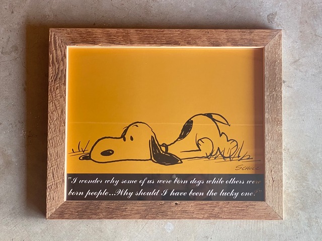 60s PEANUTS DATE BOOK POSTER FRAMING【38】