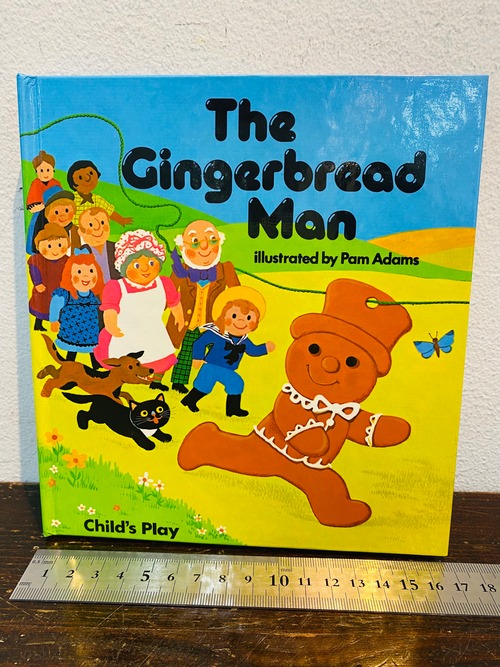 80's洋書しかけ絵本　THE GINGERBREAD MAN