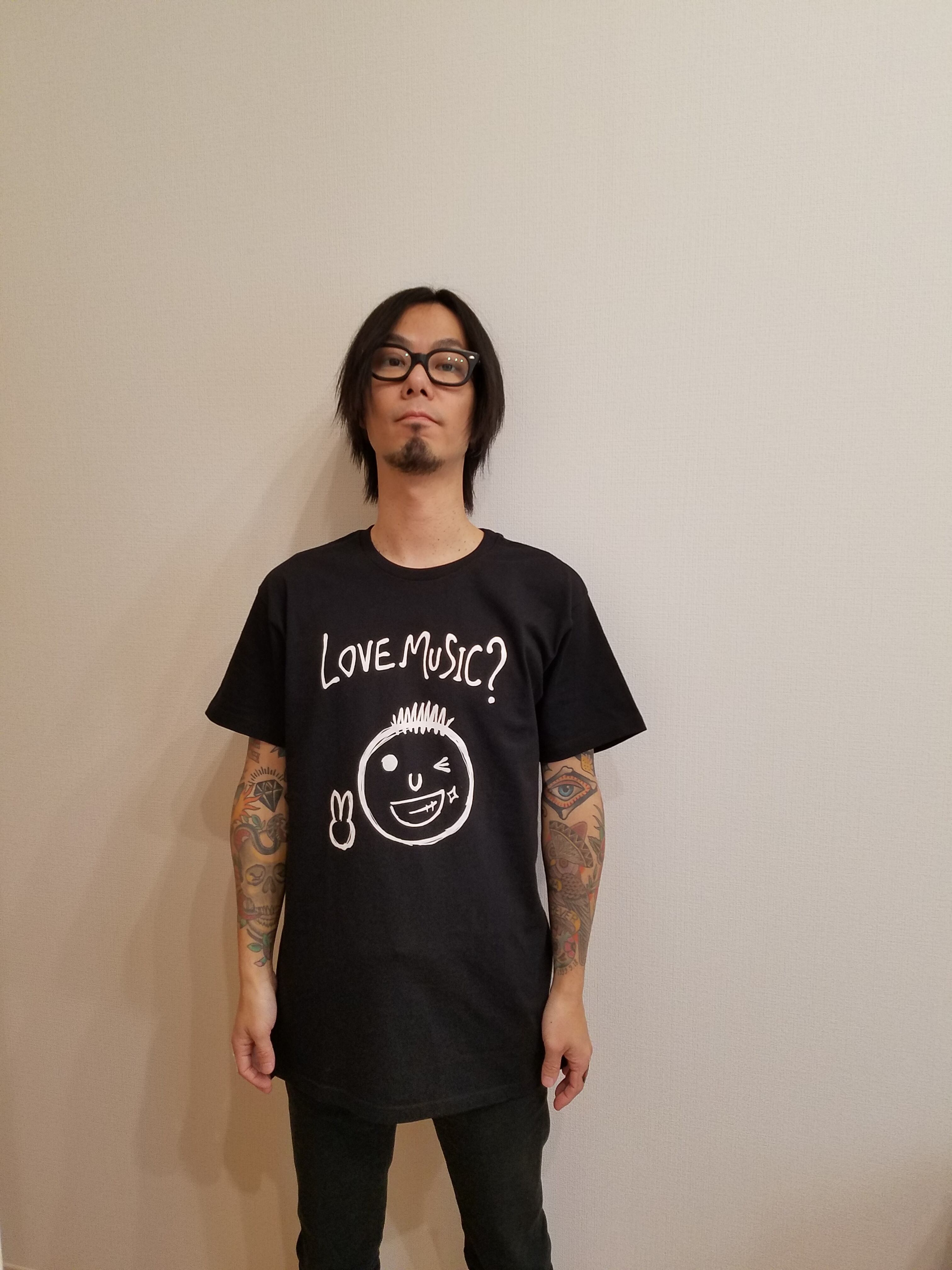 3????Mサイズ【あんず手作り】LOVE YOU Tシャツ①