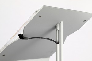 ★廃番★ iPad床置きフロアスタンド【 T3 】● 9.7インチ iPad用 | 受付案内システム対応iPad盗難防止受付台