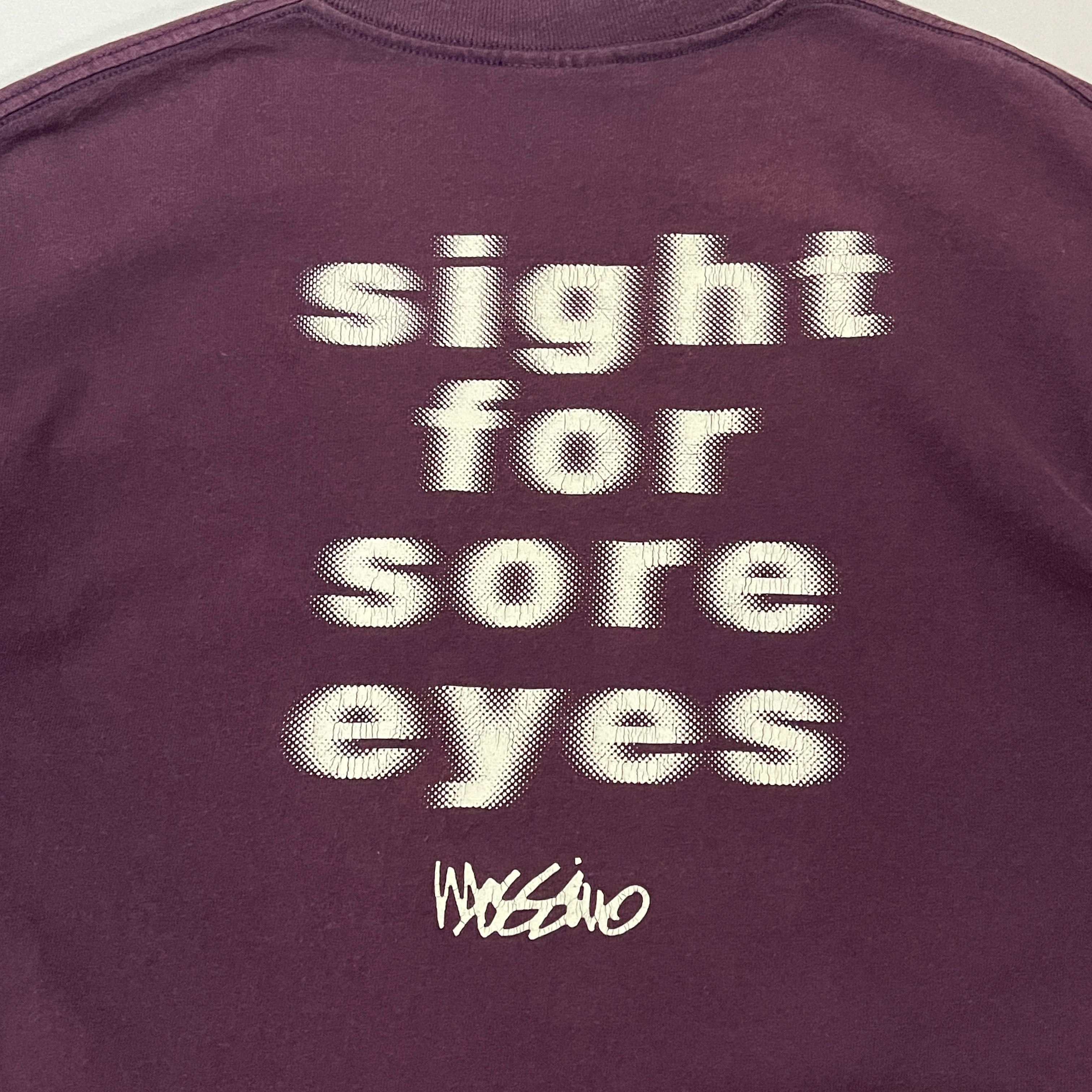 90s USA製 MOSSIMO sight for sore eyes モーションフォント Tシャツ