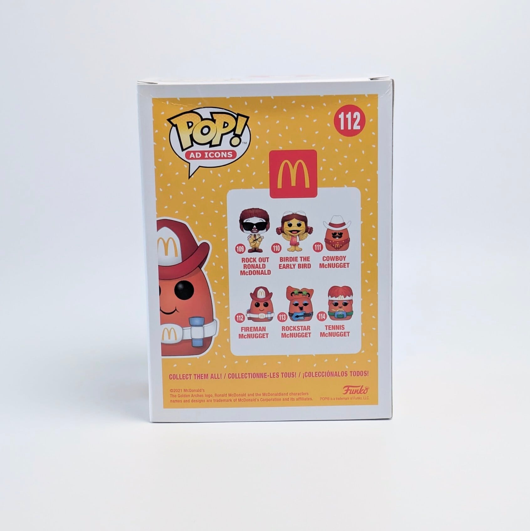 ☆US直輸入☆FUNKO 【 POP! AD ICONS VINYL FIGURE MCDONALDS FIREMAN McNUGGET（ マクドナルド ファイヤーマン マックナゲット ）】 ビニールフィギュア〚アメリカン雑貨 アメトイ〛