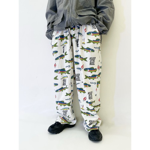 Lazy One Asleep at the Reel Cotton Pajama Pants